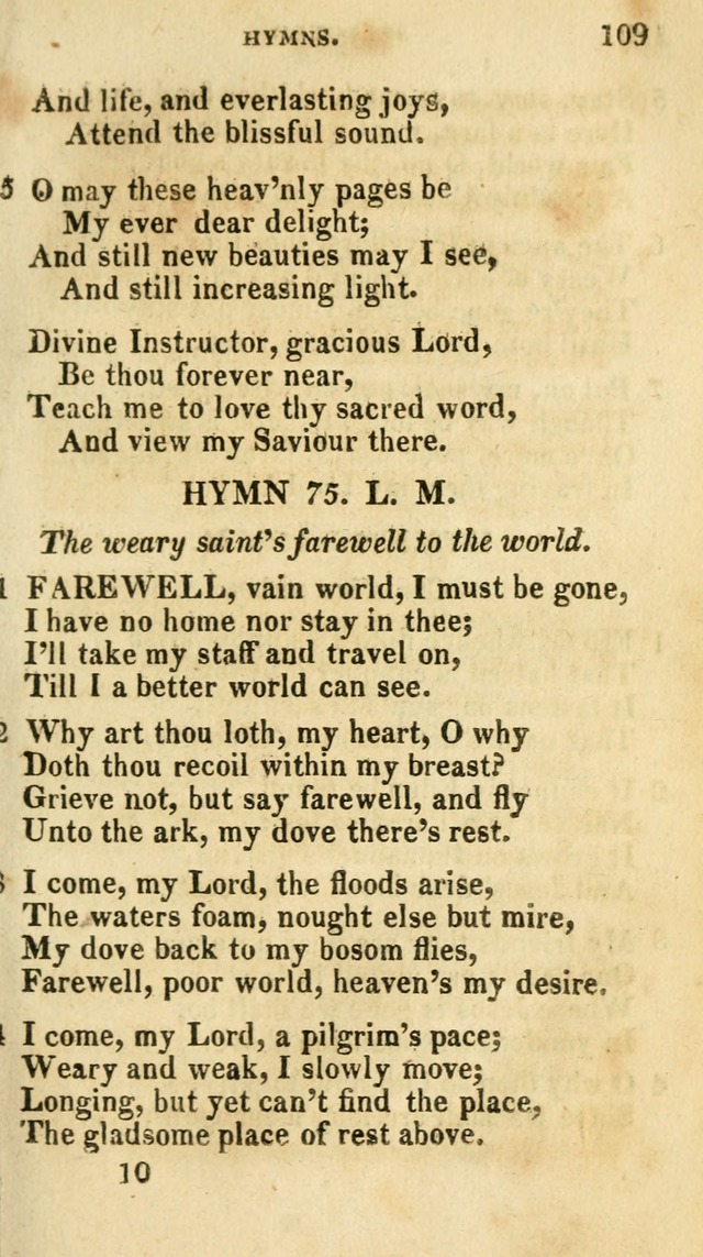 A Selection of Hymns, from the Best Authors page 113
