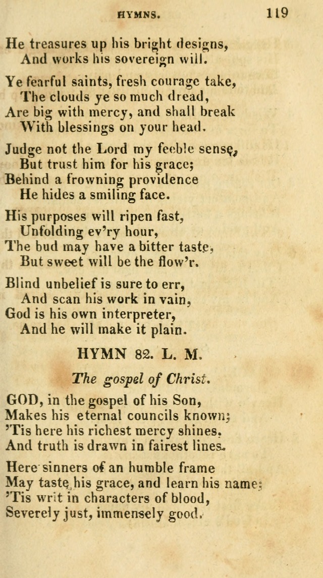 A Selection of Hymns, from the Best Authors page 123