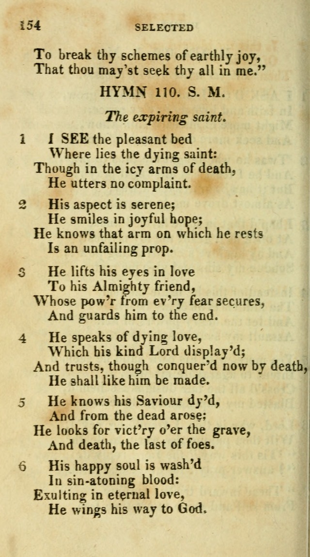 A Selection of Hymns, from the Best Authors page 158