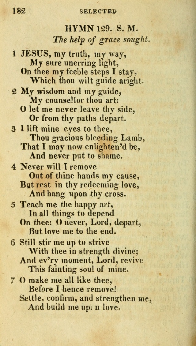 A Selection of Hymns, from the Best Authors page 190