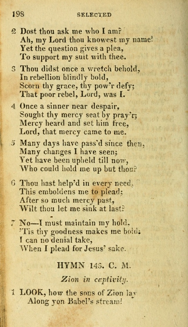 A Selection of Hymns, from the Best Authors page 206