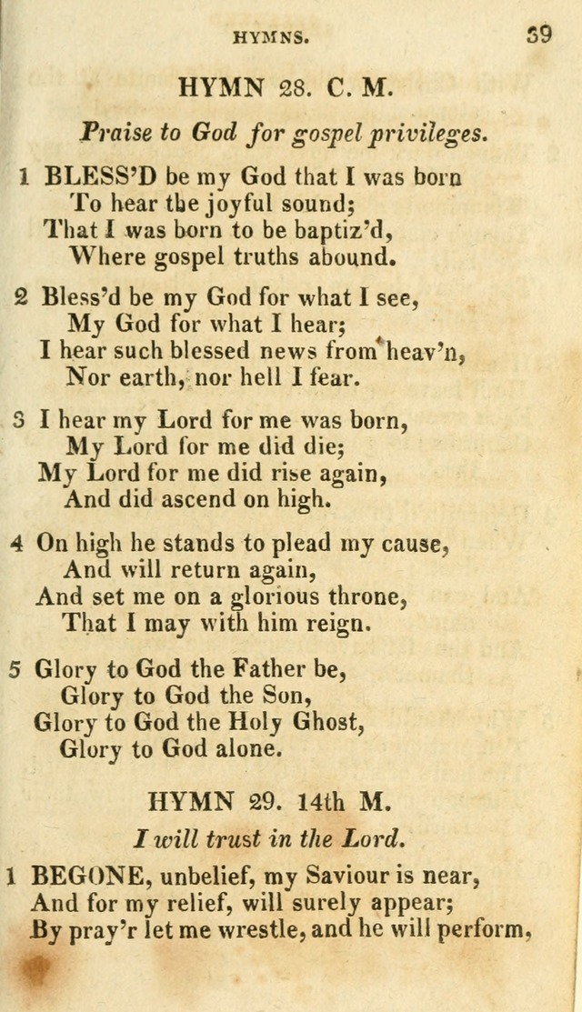 A Selection of Hymns, from the Best Authors page 43