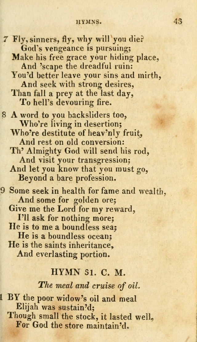A Selection of Hymns, from the Best Authors page 47