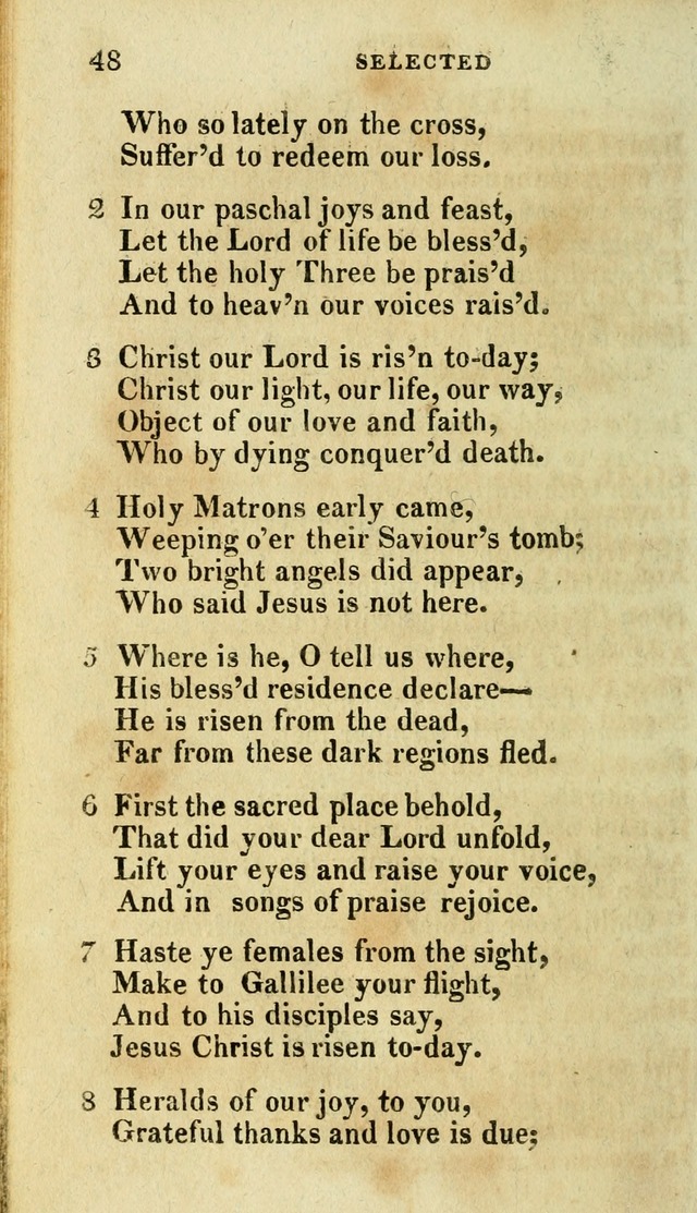 A Selection of Hymns, from the Best Authors page 52