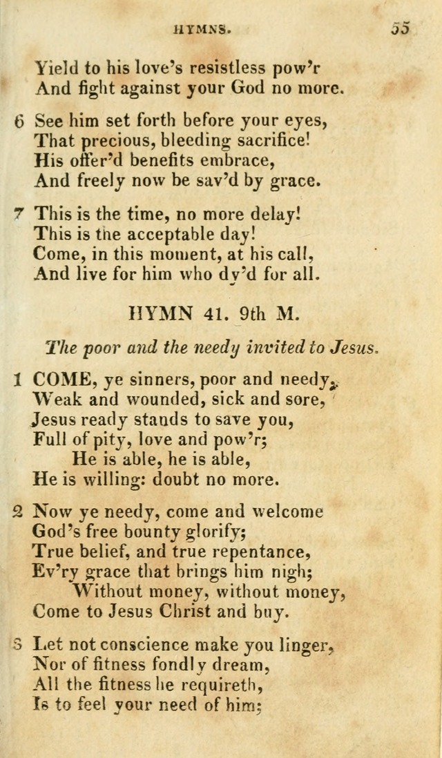 A Selection of Hymns, from the Best Authors page 59