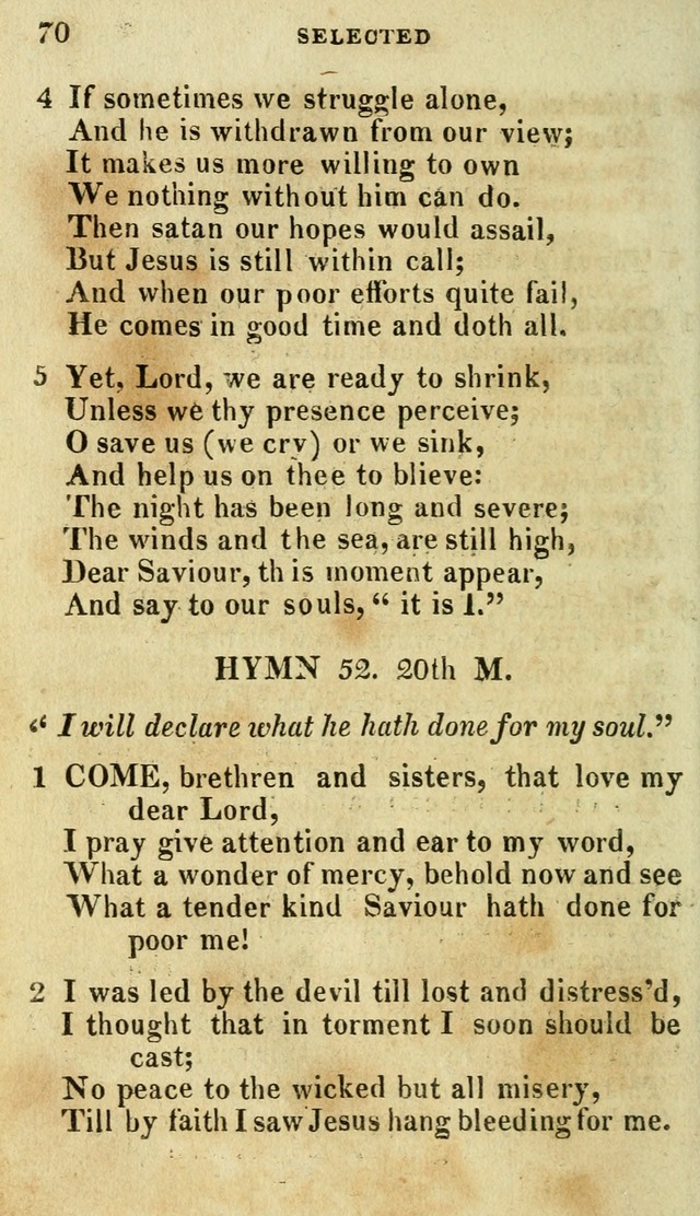 A Selection of Hymns, from the Best Authors page 74