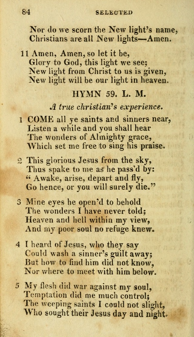 A Selection of Hymns, from the Best Authors page 88