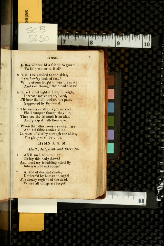 A Selection of Hymns, from the Best Authors page 9