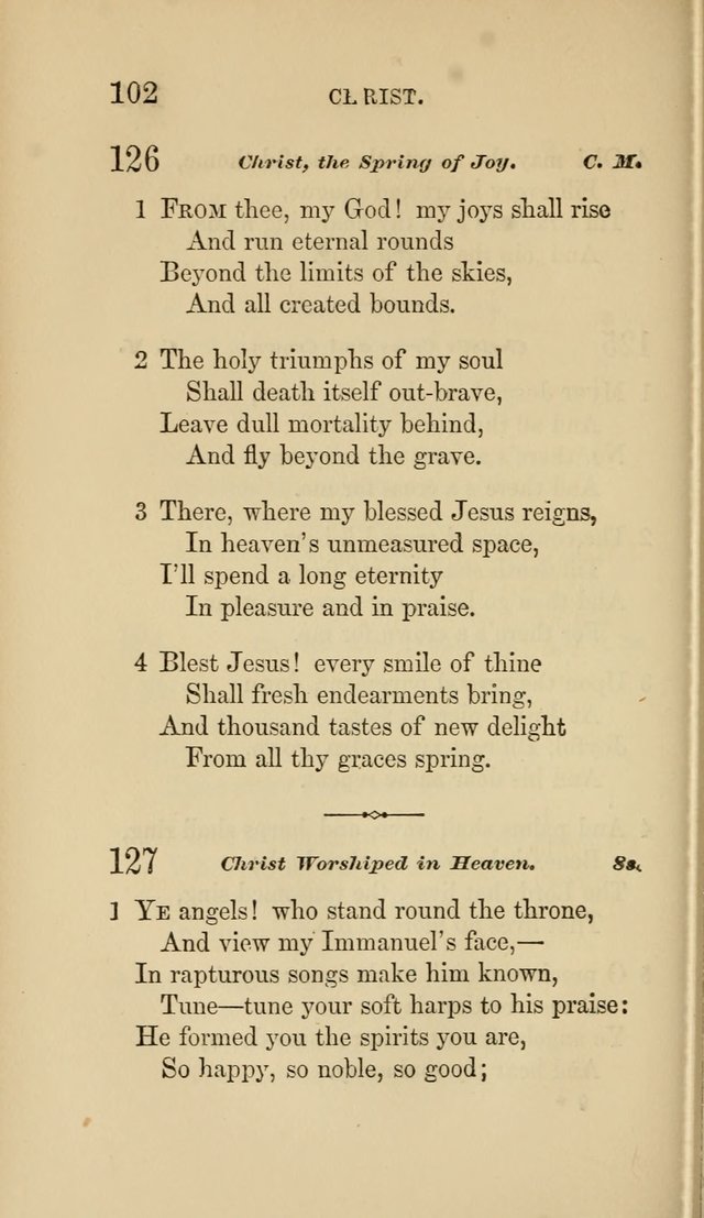 Social Hymn Book: Being the Hymns of the Social Hymn and Tune Book for the Lecture Room, Prayer Meeting, Family, and Congregation (2nd ed.) page 102