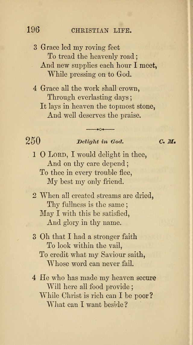 Social Hymn Book: Being the Hymns of the Social Hymn and Tune Book for the Lecture Room, Prayer Meeting, Family, and Congregation (2nd ed.) page 196