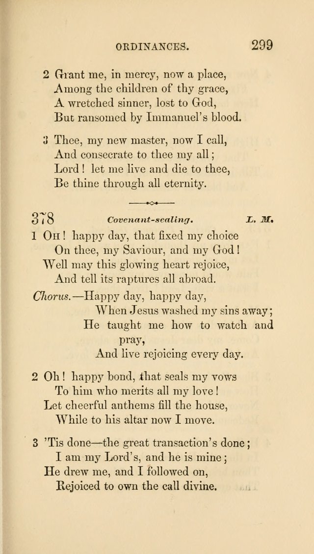 Social Hymn Book: Being the Hymns of the Social Hymn and Tune Book for the Lecture Room, Prayer Meeting, Family, and Congregation (2nd ed.) page 301