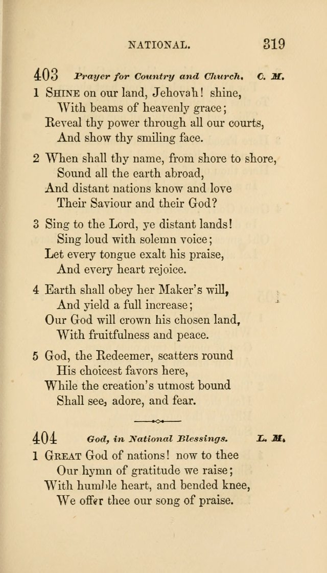 Social Hymn Book: Being the Hymns of the Social Hymn and Tune Book for the Lecture Room, Prayer Meeting, Family, and Congregation (2nd ed.) page 321