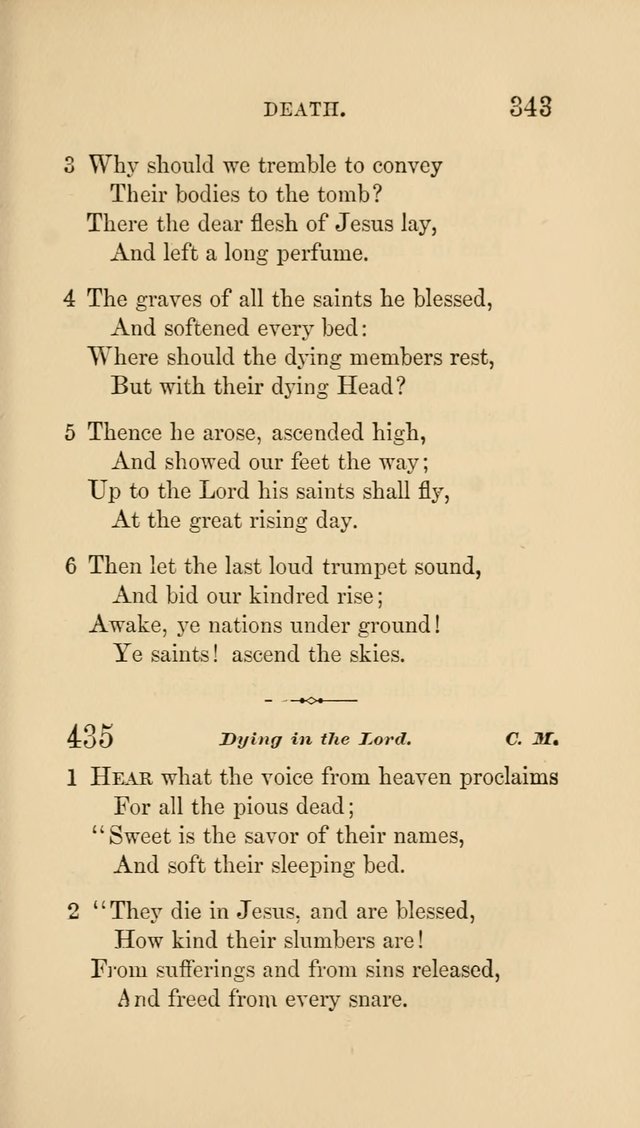 Social Hymn Book: Being the Hymns of the Social Hymn and Tune Book for the Lecture Room, Prayer Meeting, Family, and Congregation (2nd ed.) page 345