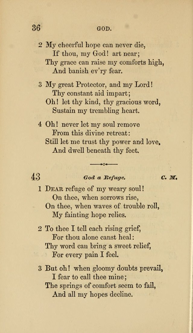 Social Hymn Book: Being the Hymns of the Social Hymn and Tune Book for the Lecture Room, Prayer Meeting, Family, and Congregation (2nd ed.) page 36