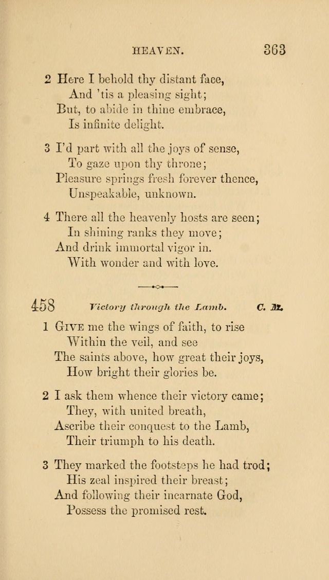 Social Hymn Book: Being the Hymns of the Social Hymn and Tune Book for the Lecture Room, Prayer Meeting, Family, and Congregation (2nd ed.) page 365