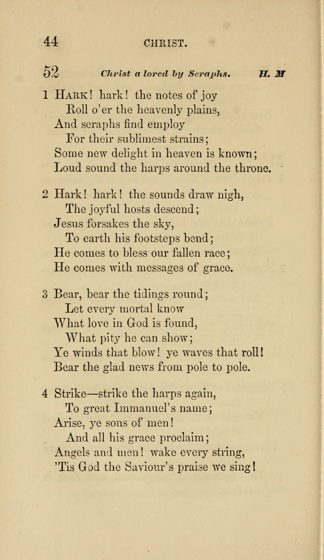 Social Hymn Book: Being the Hymns of the Social Hymn and Tune Book for the Lecture Room, Prayer Meeting, Family, and Congregation (2nd ed.) page 44