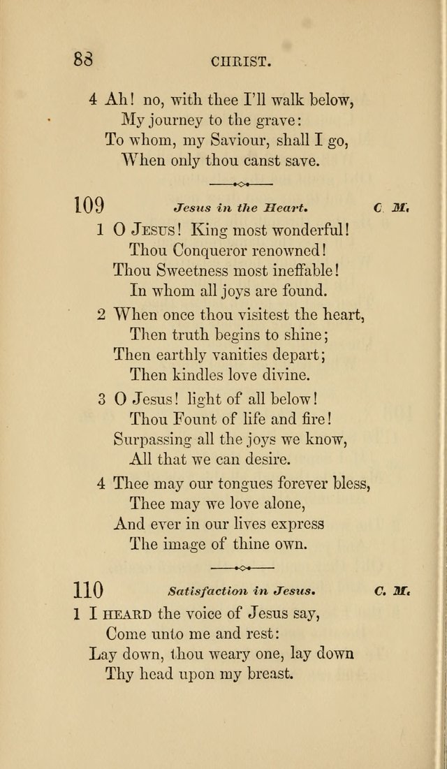 Social Hymn Book: Being the Hymns of the Social Hymn and Tune Book for the Lecture Room, Prayer Meeting, Family, and Congregation (2nd ed.) page 88