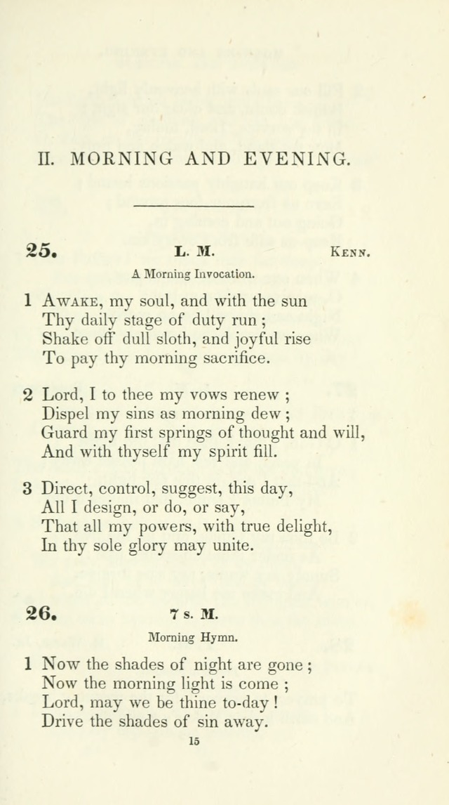 The School Hymn-Book: for normal, high, and grammar schools page 15