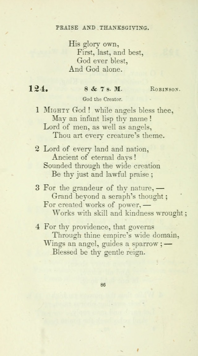The School Hymn-Book: for normal, high, and grammar schools page 86