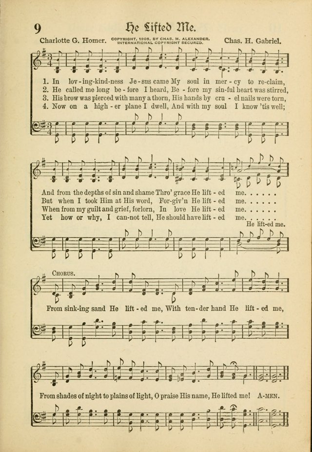 Songs of Hope: for the Church and Sunday School page 11