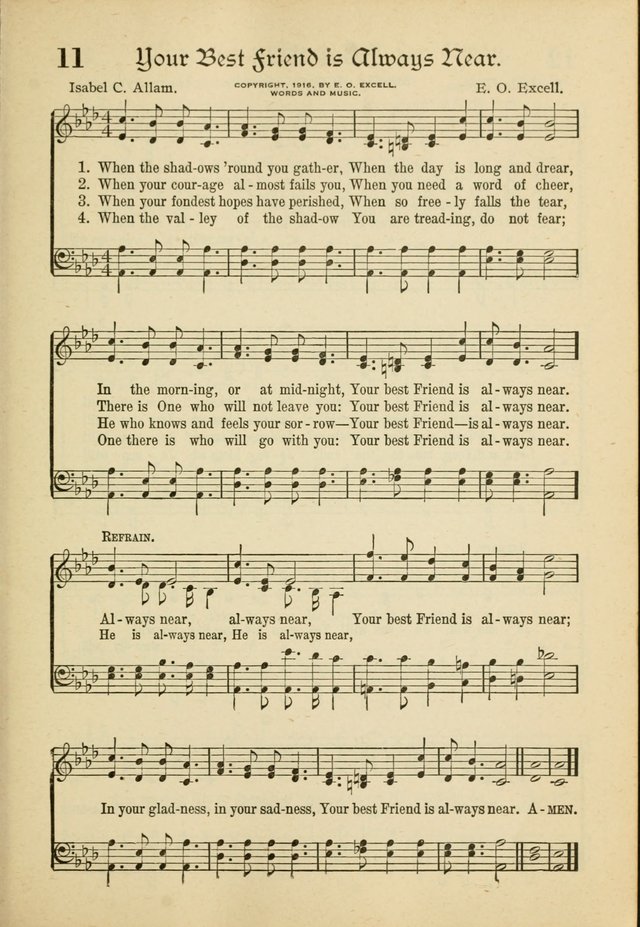 Songs of Hope: for the Church and Sunday School page 13