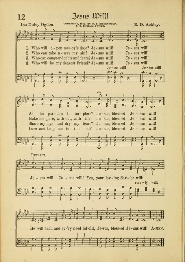 Songs of Hope: for the Church and Sunday School page 14