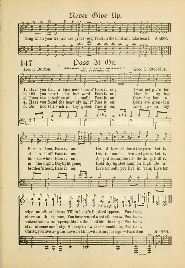 Songs of Hope: for the Church and Sunday School page 149