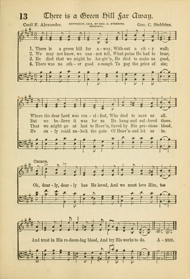 Songs of Hope: for the Church and Sunday School page 15