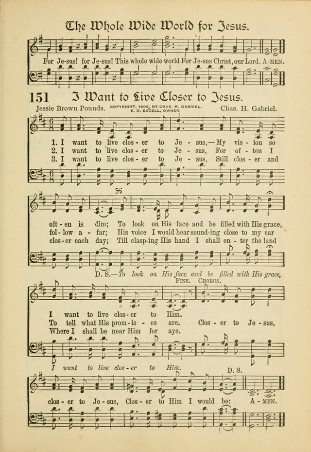 Songs of Hope: for the Church and Sunday School page 153
