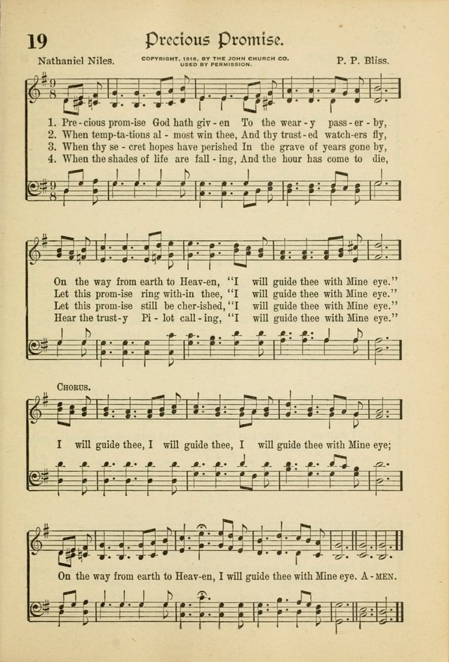 Songs of Hope: for the Church and Sunday School page 21