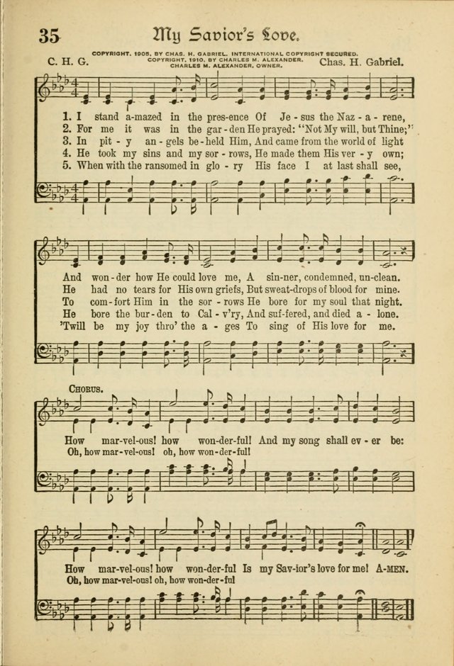 Songs of Hope: for the Church and Sunday School page 37