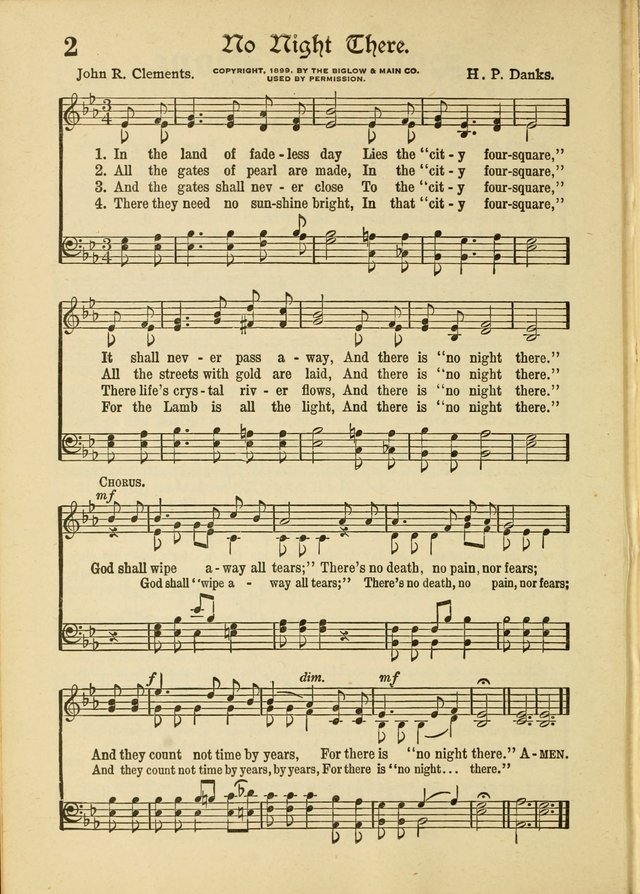 Songs of Hope: for the Church and Sunday School page 4