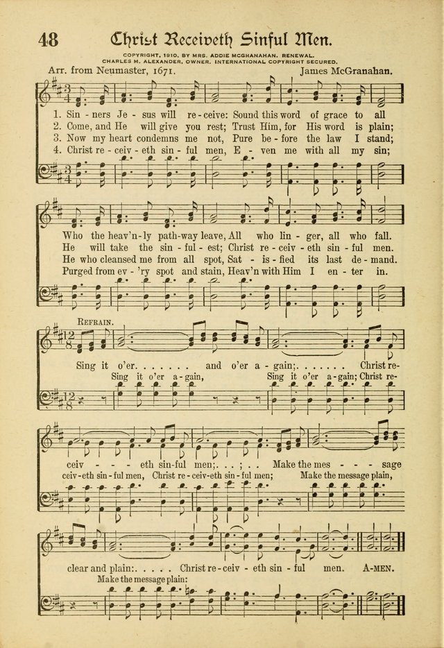 Songs of Hope: for the Church and Sunday School page 50