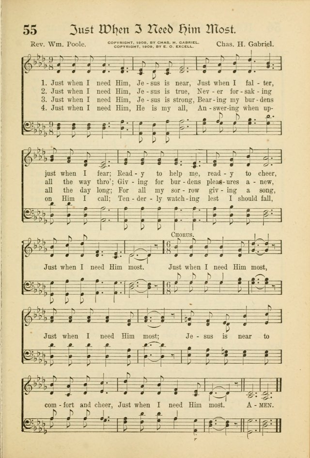 Songs of Hope: for the Church and Sunday School page 57