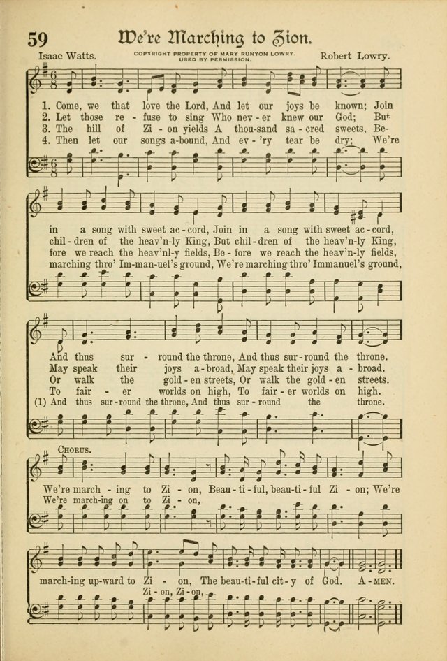 Songs of Hope: for the Church and Sunday School page 61