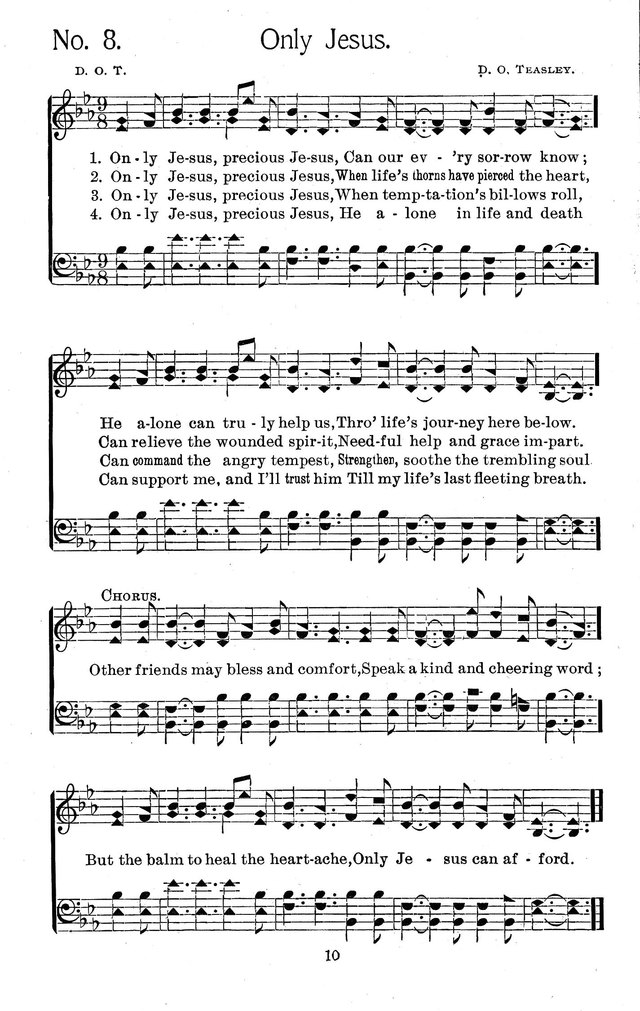 Select Hymns: for Christian worship and general gospel service page 10