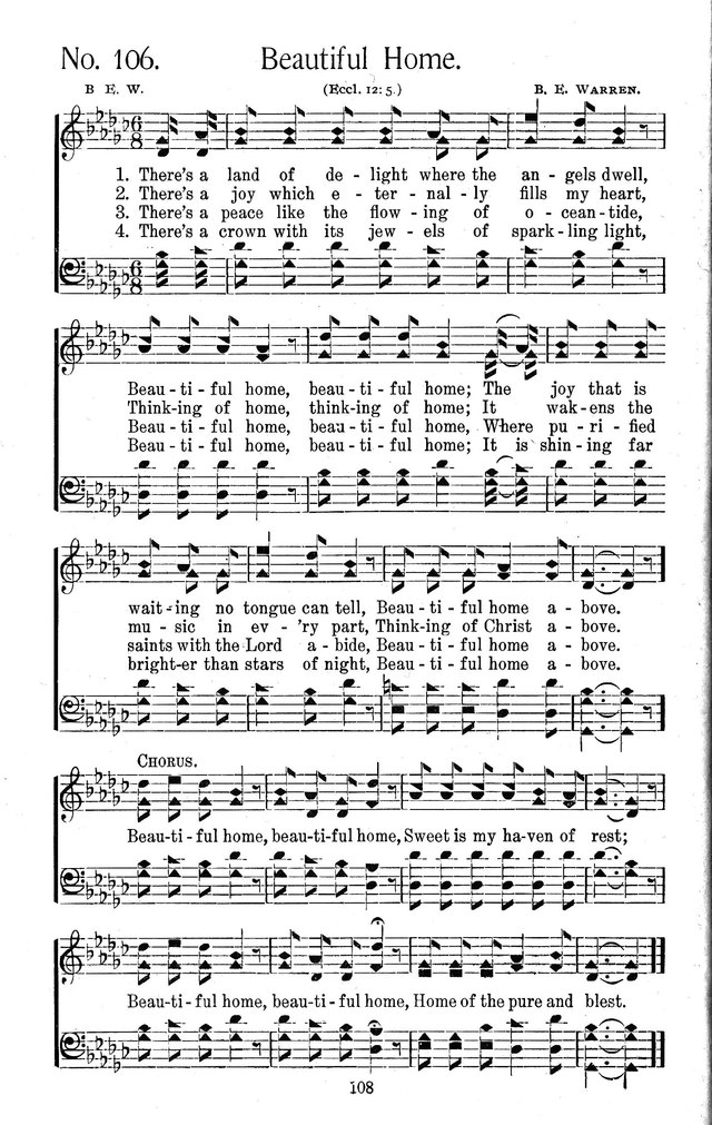Select Hymns: for Christian worship and general gospel service page 108