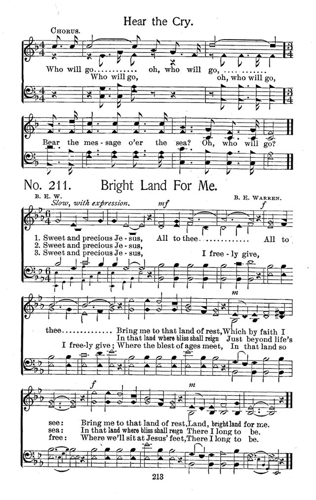 Select Hymns: for Christian worship and general gospel service page 213
