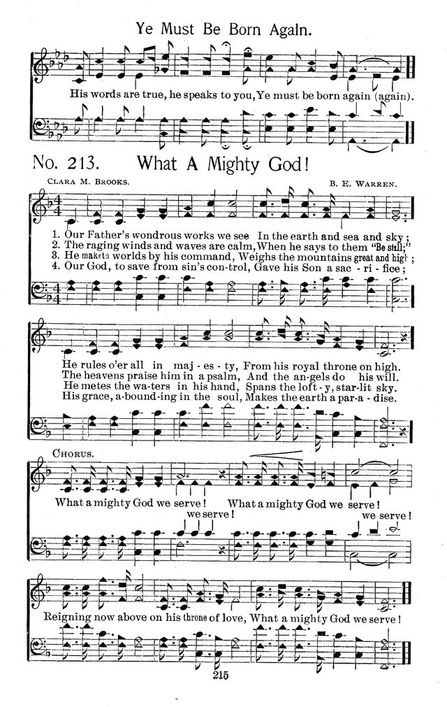 Select Hymns: for Christian worship and general gospel service page 215