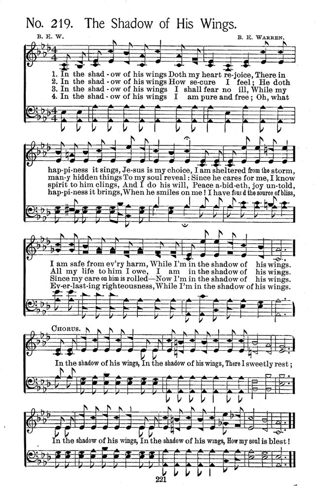 Select Hymns: for Christian worship and general gospel service page 221