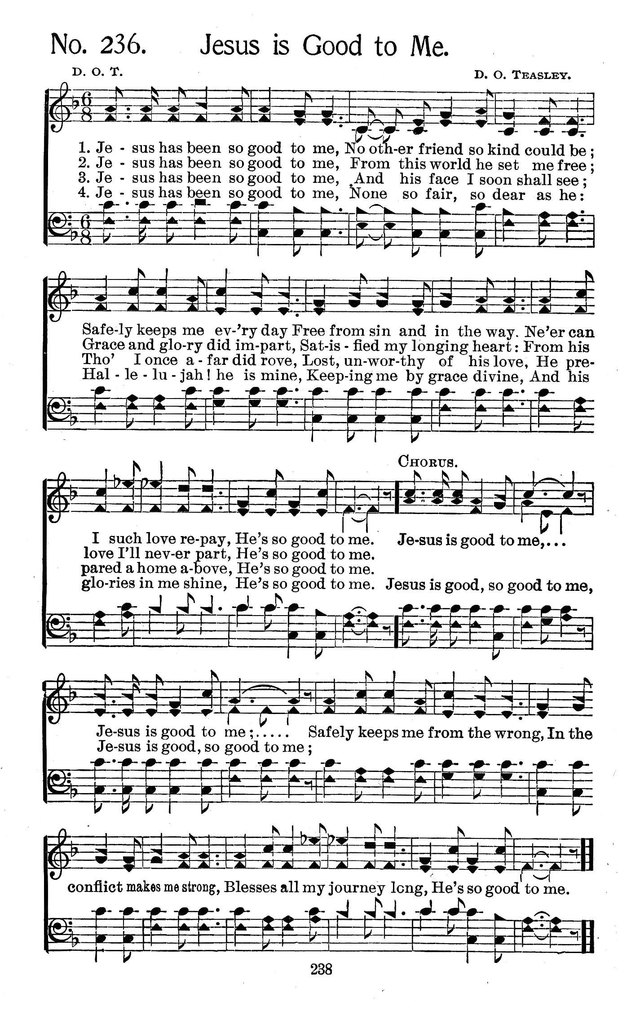 Select Hymns: for Christian worship and general gospel service page 238