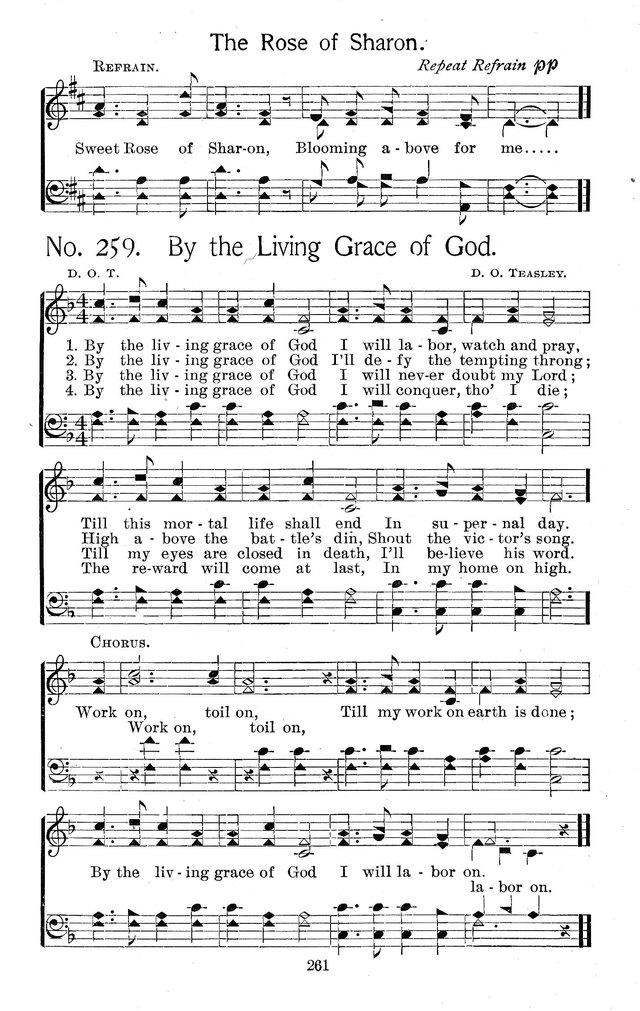 Select Hymns: for Christian worship and general gospel service page 261