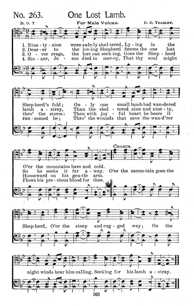 Select Hymns: for Christian worship and general gospel service page 265