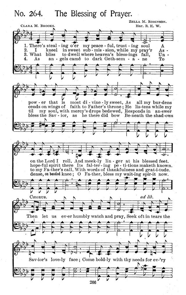 Select Hymns: for Christian worship and general gospel service page 266