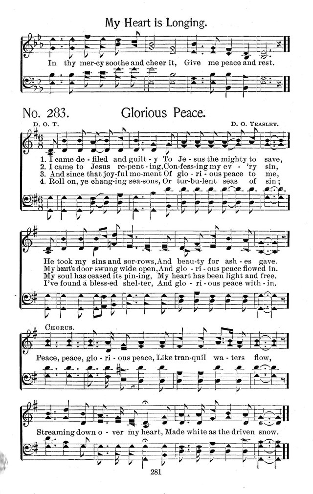 Select Hymns: for Christian worship and general gospel service page 281
