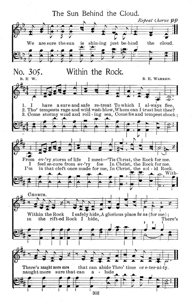 Select Hymns: for Christian worship and general gospel service page 303