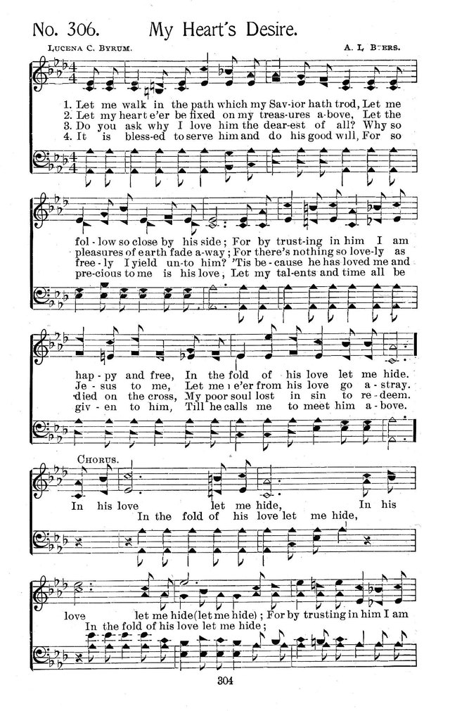 Select Hymns: for Christian worship and general gospel service page 304