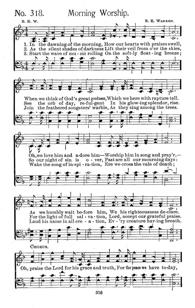 Select Hymns: for Christian worship and general gospel service page 316