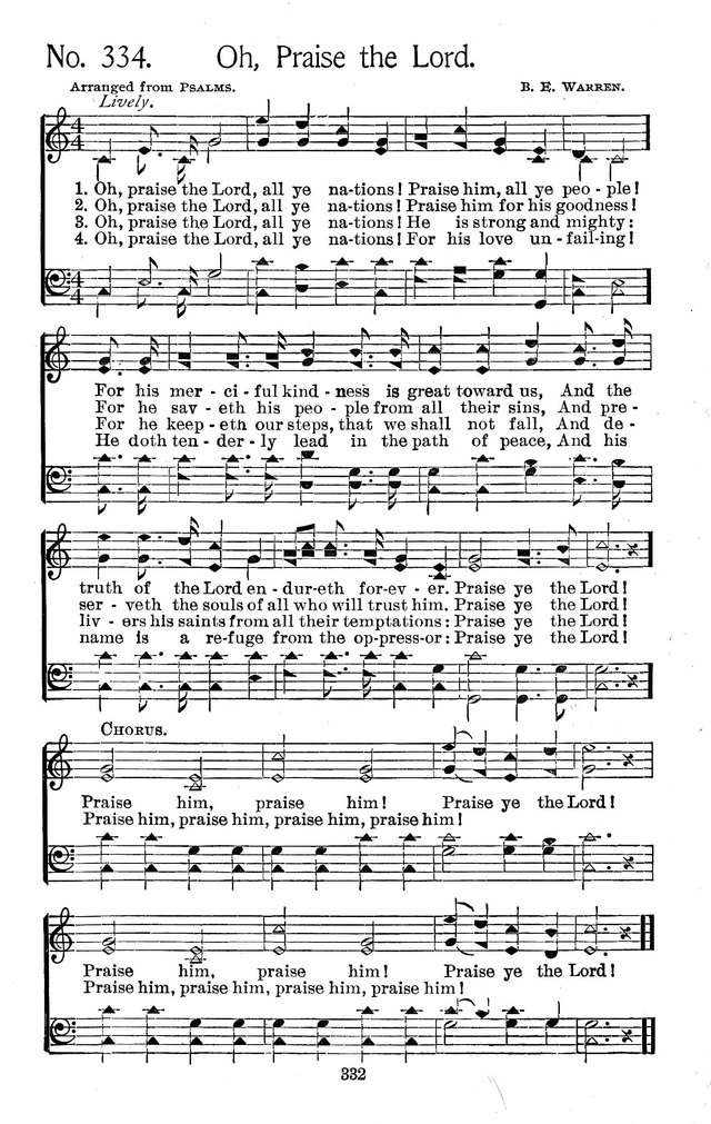Select Hymns: for Christian worship and general gospel service page 332
