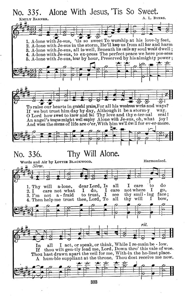 Select Hymns: for Christian worship and general gospel service page 333